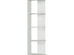 ΒΙΒΛΙΟΘΗΚΗ ΜΕΛΑΜΙΝΗΣ PERLA MEGAPAP ΧΡΩΜΑ ΛΕΥΚΟ 48X22X170ΕΚ.