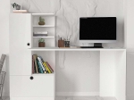 ΓΡΑΦΕΙΟ ΕΡΓΑΣΙΑΣ DOMINGO MEGAPAP ΧΡΩΜΑ ΛΕΥΚΟ 149,5X60X120ΕΚ.
