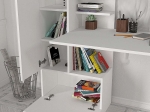 ΓΡΑΦΕΙΟ ΕΡΓΑΣΙΑΣ DOMINGO MEGAPAP ΧΡΩΜΑ ΛΕΥΚΟ 149,5X60X120ΕΚ.