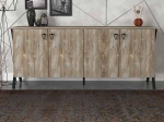 ΜΠΟΥΦΕΣ ΜΕΛΑΜΙΝΗΣ LOUKIA MEGAPAP ΧΡΩΜΑ VINTAGE PATIK 180X44,8X76,8ΕΚ.