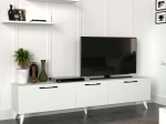 ΕΠΙΠΛΟ ΤΗΛΕΟΡΑΣΗΣ MARETA MEGAPAP ΧΡΩΜΑ ΛΕΥΚΟ 180X31,3X42ΕΚ.
