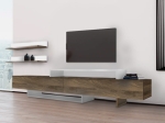 ΕΠΙΠΛΟ ΤΗΛΕΟΡΑΣΗΣ NIRVANA MEGAPAP ΧΡΩΜΑ ΚΑΡΥΔΙ - ΛΕΥΚΟ 180X31,3X41,7ΕΚ.