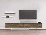 ΕΠΙΠΛΟ ΤΗΛΕΟΡΑΣΗΣ NIRVANA MEGAPAP ΧΡΩΜΑ ΚΑΡΥΔΙ - ΛΕΥΚΟ 180X31,3X41,7ΕΚ.
