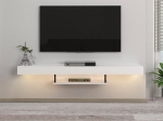 ΕΠΙΠΛΟ ΤΗΛΕΟΡΑΣΗΣ ΕΠΙΤΟΙΧΙΟ ALBARES MEGAPAP ΜΕ LED ΧΡΩΜΑ ΛΕΥΚΟ 150X29,6X22ΕΚ.