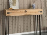 ΚΟΝΣΟΛΑ CENOVA MEGAPAP ΧΡΩΜΑ SAPPHIRE OAK 120X35X89,8ΕΚ.
