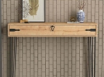 ΚΟΝΣΟΛΑ CENOVA MEGAPAP ΧΡΩΜΑ SAPPHIRE OAK 120X35X89,8ΕΚ.