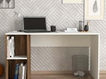 ΓΡΑΦΕΙΟ ΕΡΓΑΣΙΑΣ CORAL MEGAPAP ΧΡΩΜΑ ΛΕΥΚΟ - ΚΑΡΥΔΙ 140X60X75ΕΚ.