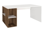ΓΡΑΦΕΙΟ ΕΡΓΑΣΙΑΣ CORAL MEGAPAP ΧΡΩΜΑ ΛΕΥΚΟ - ΚΑΡΥΔΙ 140X60X75ΕΚ.