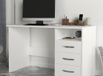 ΓΡΑΦΕΙΟ ΕΡΓΑΣΙΑΣ ELDORIS MEGAPAP ΧΡΩΜΑ ΛΕΥΚΟ 120X60X75ΕΚ.