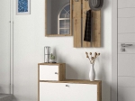 ΕΠΙΠΛΟ ΕΙΣΟΔΟΥ GALINA MEGAPAP ΧΡΩΜΑ SAPPHIRE OAK - ΛΕΥΚΟ 91,8X27X70ΕΚ.
