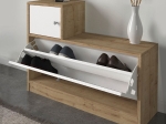 ΕΠΙΠΛΟ ΕΙΣΟΔΟΥ GALINA MEGAPAP ΧΡΩΜΑ SAPPHIRE OAK - ΛΕΥΚΟ 91,8X27X70ΕΚ.