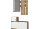 ΕΠΙΠΛΟ ΕΙΣΟΔΟΥ GALINA MEGAPAP ΧΡΩΜΑ SAPPHIRE OAK - ΛΕΥΚΟ 91,8X27X70ΕΚ.