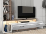 ΣΥΝΘΕΣΗ ΤΗΛΕΟΡΑΣΗΣ SIMAL MEGAPAP ΜΕ LED ΧΡΩΜΑ ΛΕΥΚΟ - CORDOBA 168,2X31,3X120ΕΚ.