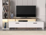 ΣΥΝΘΕΣΗ ΤΗΛΕΟΡΑΣΗΣ SIMAL MEGAPAP ΜΕ LED ΧΡΩΜΑ ΛΕΥΚΟ - CORDOBA 168,2X31,3X120ΕΚ.