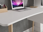 ΓΡΑΦΕΙΟ ΜΕΛΑΜΙΝΗΣ BALBINA MEGAPAP ΧΡΩΜΑ ΛΕΥΚΟ 120X60X77ΕΚ.