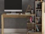ΓΡΑΦΕΙΟ ΜΕΛΑΜΙΝΗΣ DOLCEDO MEGAPAP ΧΡΩΜΑ ATLANTIC PINE 148X45X120ΕΚ.