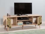 ΕΠΙΠΛΟ ΤΗΛΕΟΡΑΣΗΣ SOHO MEGAPAP ΑΠΟ ΜΕΛΑΜΙΝΗ ΧΡΩΜΑ SONOMA 140X40X50 ΕΚ.