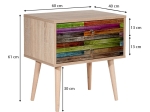 ΚΟΜΟΔΙΝΟ SOHO MEGAPAP ΑΠΟ ΜΕΛΑΜΙΝΗ ΧΡΩΜΑ SONOMA 60X40X61ΕΚ.