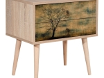 ΚΟΜΟΔΙΝΟ SOHO MEGAPAP ΑΠΟ ΜΕΛΑΜΙΝΗ ΧΡΩΜΑ SONOMA 60X40X61ΕΚ.