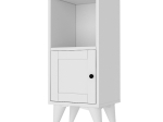 ΚΟΜΟΔΙΝΟ FELIX MEGAPAP ΧΡΩΜΑ ΛΕΥΚΟ 33,6X30X80,4ΕΚ.