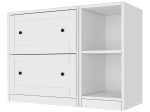 ΠΑΠΟΥΤΣΟΘΗΚΗ - ΝΤΟΥΛΑΠΙ FELIX MEGAPAP ΧΡΩΜΑ ΛΕΥΚΟ 99X40X71,4ΕΚ.