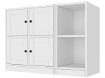 ΠΑΠΟΥΤΣΟΘΗΚΗ - ΝΤΟΥΛΑΠΙ FELIX MEGAPAP ΧΡΩΜΑ ΛΕΥΚΟ 99X40X71,4ΕΚ.