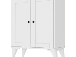 ΚΟΝΣΟΛΑ - ΝΤΟΥΛΑΠΙ FELIX MEGAPAP ΧΡΩΜΑ ΛΕΥΚΟ 65,4X30X80,4ΕΚ.