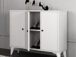 ΚΟΝΣΟΛΑ - ΜΠΟΥΦΕΣ FELIX FLAT MEGAPAP ΧΡΩΜΑ ΛΕΥΚΟ 97,2X30X80,4ΕΚ.