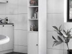 ΝΤΟΥΛΑΠΙ ΚΟΥΖΙΝΑΣ - ΜΠΑΝΙΟΥ FELIX FLAT MEGAPAP ΧΡΩΜΑ ΛΕΥΚΟ 33,6X40X166,8ΕΚ.
