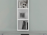 ΡΑΦΙΕΡΑ ΤΟΙΧΟΥ OLIVER MEGAPAP ΧΡΩΜΑ ΛΕΥΚΟ 33,6X30X97,2ΕΚ.