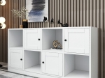 ΜΠΟΥΦΕΣ FELIX MEGAPAP ΧΡΩΜΑ ΛΕΥΚΟ 129X40X71,4ΕΚ.