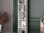 ΒΙΒΛΙΟΘΗΚΗ OLIVER MEGAPAP ΧΡΩΜΑ ΛΕΥΚΟ 33,6X30X160,8ΕΚ.