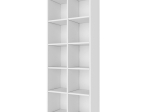 ΒΙΒΛΙΟΘΗΚΗ OLIVER MEGAPAP ΧΡΩΜΑ ΛΕΥΚΟ 65,4X30X160,8ΕΚ.