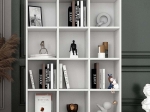 ΒΙΒΛΙΟΘΗΚΗ OLIVER MEGAPAP ΧΡΩΜΑ ΛΕΥΚΟ 97,2X30X129ΕΚ.