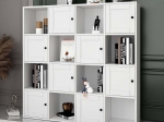 ΒΙΒΛΙΟΘΗΚΗ FELIX MEGAPAP ΧΡΩΜΑ ΛΕΥΚΟ 129X30X129ΕΚ.