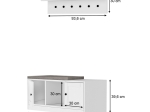 ΕΠΙΠΛΟ ΕΙΣΟΔΟΥ FELIX MEGAPAP ΧΡΩΜΑ ΛΕΥΚΟ 97,2X40X39,6ΕΚ.