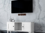 ΕΠΙΠΛΟ ΤΗΛΕΟΡΑΣΗΣ FELIX MEGAPAP ΧΡΩΜΑ ΛΕΥΚΟ 97,2X30X48,6ΕΚ.