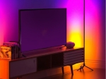 ΦΩΤΙΣΤΙΚΟ ΔΑΠΕΔΟΥ RGB LED SPACE MEGAPAP ΜΕ ΑΣΥΡΜΑΤΟ ΧΕΙΡΙΣΤΗΡΙΟ ΧΡΩΜΑ ΜΑΥΡΟ Ø25X112ΕΚ.