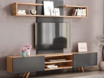 ΣΥΝΘΕΣΗ ΤΗΛΕΟΡΑΣΗΣ GIACOMO MEGAPAP ΧΡΩΜΑ SAPPHIRE OAK - ΑΝΘΡΑΚΙ 180X40X45ΕΚ.