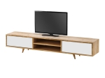 ΕΠΙΠΛΟ ΤΗΛΕΟΡΑΣΗΣ SERINE MEGAPAP ΧΡΩΜΑ SAPPHIRE OAK - ΛΕΥΚΟ 170X37X45ΕΚ.
