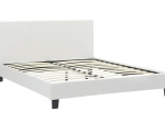 ΚΡΕΒΑΤΙ NEVIL PAKOWORLD 150X200 PU ΧΡΩΜΑ ΛΕΥΚΟ ΜΑΤ