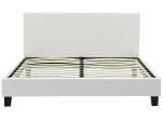 ΚΡΕΒΑΤΙ NEVIL PAKOWORLD 150X200 PU ΧΡΩΜΑ ΛΕΥΚΟ ΜΑΤ