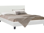 ΚΡΕΒΑΤΙ NEVIL PAKOWORLD 150X200 PU ΧΡΩΜΑ ΛΕΥΚΟ ΜΑΤ