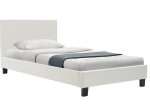 ΚΡΕΒΑΤΙ NEVIL PAKOWORLD 100X200 PU ΧΡΩΜΑ ΛΕΥΚΟ ΜΑΤ