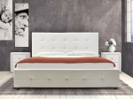 ΚΡΕΒΑΤΙ ROI PAKOWORLD 160X200 PU ΛΕΥΚΟ ΜΑΤ + ΑΠΟΘΗΚΕΥΤΙΚΟ ΧΩΡΟ