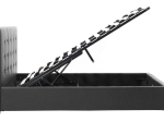 ΚΡΕΒΑΤΙ ROI PAKOWORLD 160X200 PU ΜΑΥΡΟ ΜΑΤ + ΑΠΟΘΗΚΕΥΤΙΚΟ ΧΩΡΟ