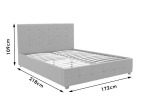 ΚΡΕΒΑΤΙ ROI PAKOWORLD 160X200 PU ΜΑΥΡΟ ΜΑΤ + ΑΠΟΘΗΚΕΥΤΙΚΟ ΧΩΡΟ