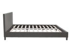 ΚΡΕΒΑΤΙ NEVIL PAKOWORLD 150X200 ΜΕ ΥΦΑΣΜΑ ΧΡΩΜΑ ΑΝΘΡΑΚΙ