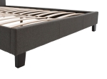 ΚΡΕΒΑΤΙ NEVIL PAKOWORLD 150X200 ΜΕ ΥΦΑΣΜΑ ΧΡΩΜΑ ΑΝΘΡΑΚΙ