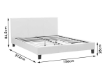 ΚΡΕΒΑΤΙ NEVIL PAKOWORLD 150X200 ΜΕ ΥΦΑΣΜΑ ΧΡΩΜΑ ΑΝΘΡΑΚΙ